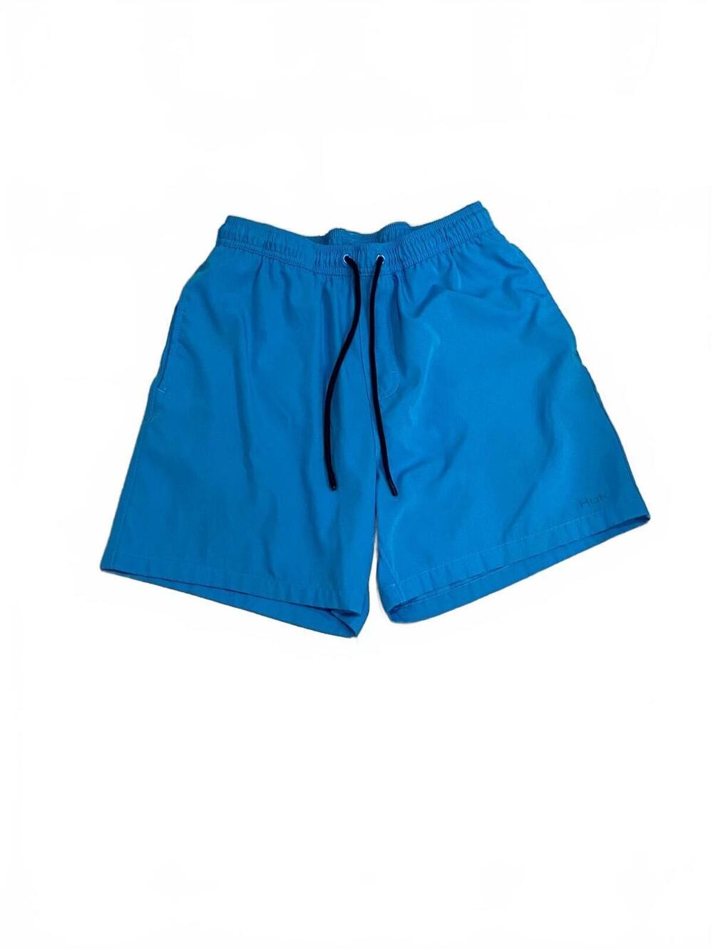 Huk Performance Fishing Men's Blue Swim Shorts Size M